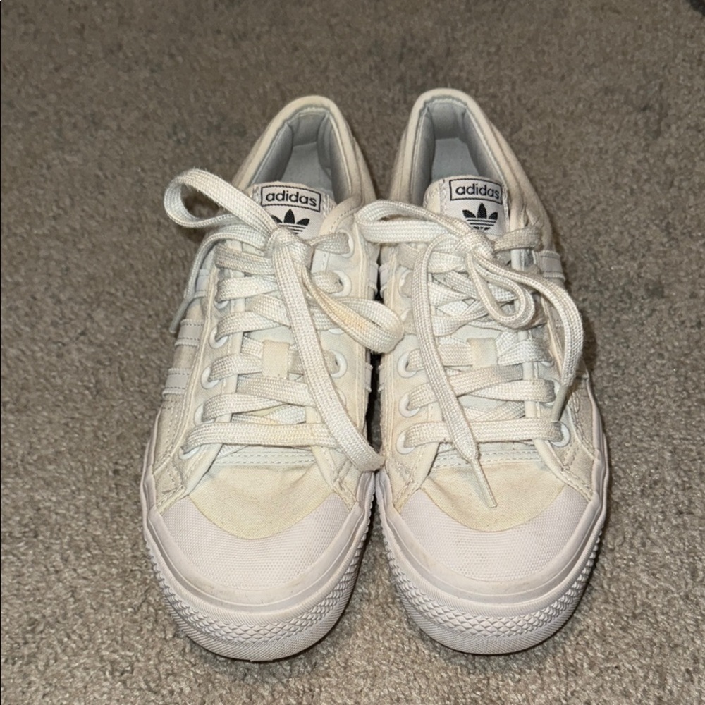 Adidas Cream Sneakers